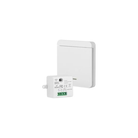 10A 240V Funkfernbedienter Schalter – Set mit Sender und Empfänger – 50 Meter Reichweite – Schnelle Installation ohne elektrische Änderungen – Crezuo