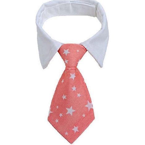 Katzenhalsband mit Fliege, verstellbar, formell, rot, Stern, Pentagramm, für Hunde, tragbares Haustierhalsband