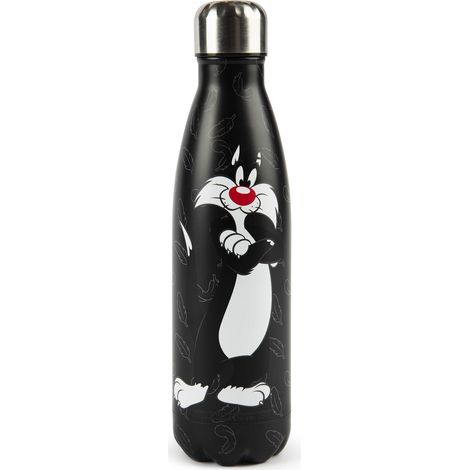 Excelsa Sylvester Bottiglia Termica, 50 Cl., Nera, Acciao INOX