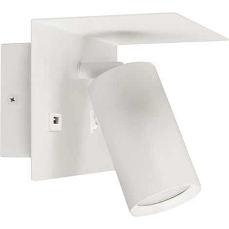 Applique da parete bianca IP20 orientabile WLL GU10 35W Ideus 04187 (1/2)