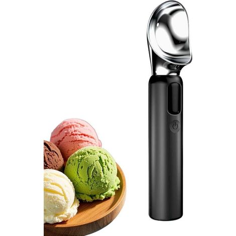 Wiederaufladbarer, ergonomischer, 3-stufiger beheizter Eisportionierer (1/5)