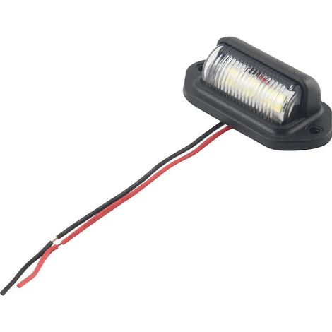 Lot de 2 éclairages LED 12V pour plaques d'immatriculation de voitures, bateaux et motos. (1/5)