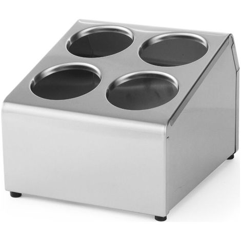 Contenitore per posate in acciaio inox - Hendi 552407 (1/3)