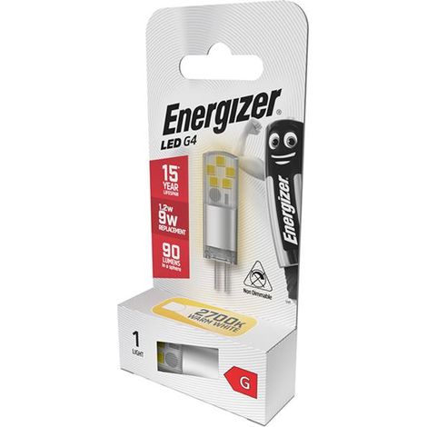 Energizer S18744 LED G4 90 Lumens 1.2W 2700K S18744 ENG6607