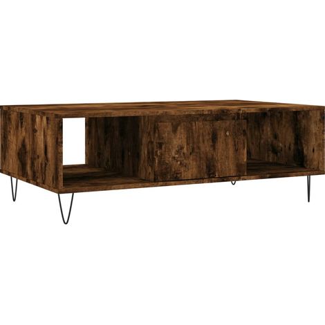 Maison Exclusive - Couchtisch Räuchereiche 104x60x35 cm Holzwerks