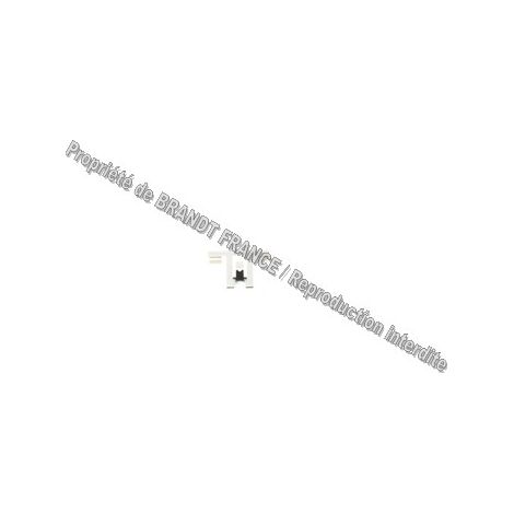 Clips glace superieur gauche pour four Brandt AS0053975 (1/3)
