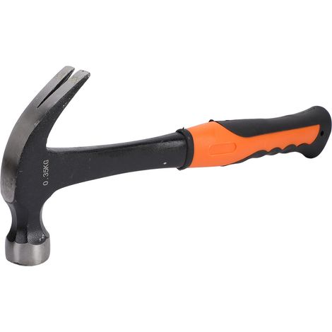 Marteau de charpentier compact multifonctionnel en acier à haut carbone et TPR pour électricien et menuiserie 0,35 kg (1/5)