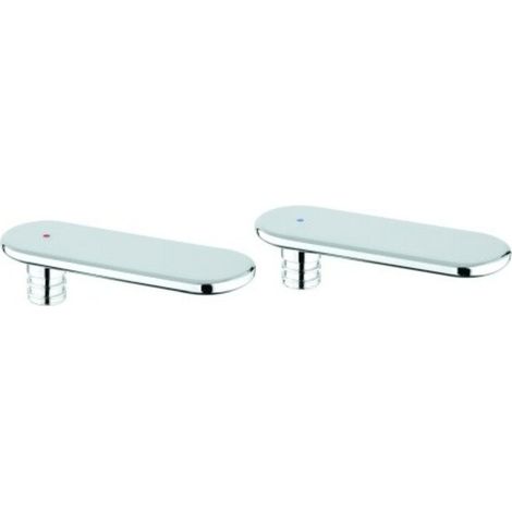 Griffpaar 48305 Markierung blau/rot für Veris chrom (1/2)