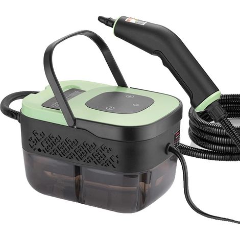 Nettoyeur à vapeur, technologie haute pression, 10+ accessoires, Vert, 220 V-a, UE-a (1/2)