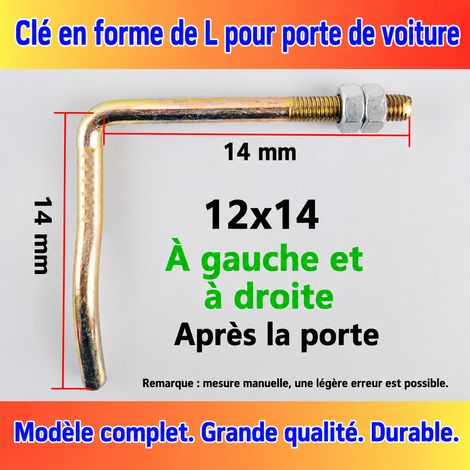 Crochet de ridelle et poignée de fermeture porte arrière gauche 12+14 12 14 réf 4587 14 × 15 × 12 cm 300 g – Livraison gratuite