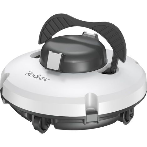 [PRODUIT RECONDITIONNÉ]Nettoyeur de piscine robotisé sans fil Redkey S100, autonomie de 130 minutes, 100 ㎡ Avec double moteur, stationnement automatique, batterie 5200 mAh pour piscines enterrées