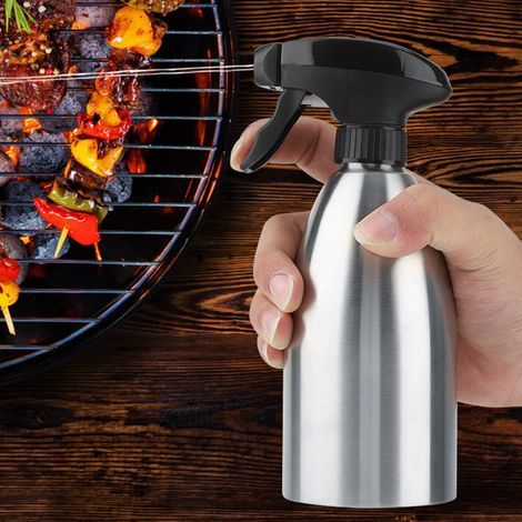 Pulvérisateur d'huile portable en acier inoxydable pour barbecue extérieur et cuisine (1/5)
