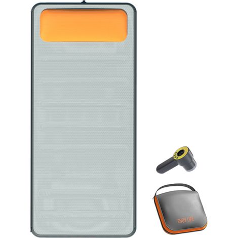 Beyamis Matelas de sol autogonflant monobloc ultra-léger, idéal pour le camping, la randonnée et le trekking. (1/5)