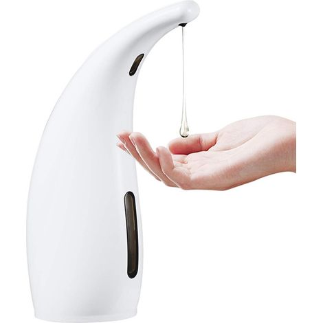 Automatischer, berührungsloser 300-ml-Seifenspender mit Infrarotsensor für Geschirrspülmittel, Lotion, Gel, Shampoo, Bad und Küche (1/2)