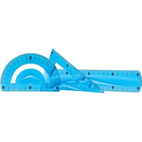 Blaues geometrisches Set BL010-NK