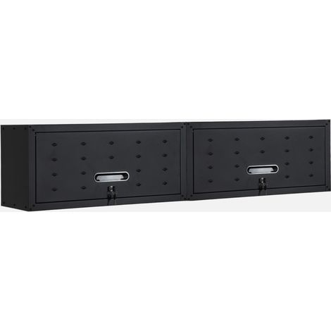 Set di 2 mobili contenitori alti per garage (1/5)