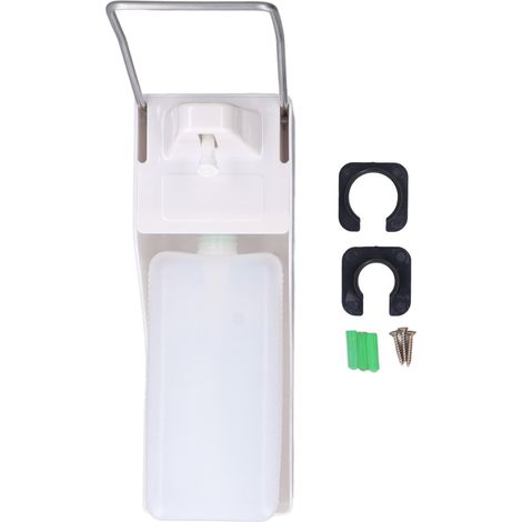 Wandseifenspender zur Winkelmontage – 1000 ml, für Küche und Bad, großes Fassungsvermögen, Material: ABS und Edelstahl (1/5)