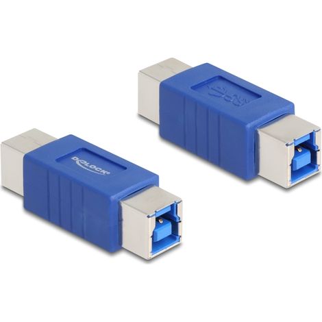 Delock USB 5 Gbps Adaptador Cambiador de GÃ©nero USB Tipo-B macho a macho