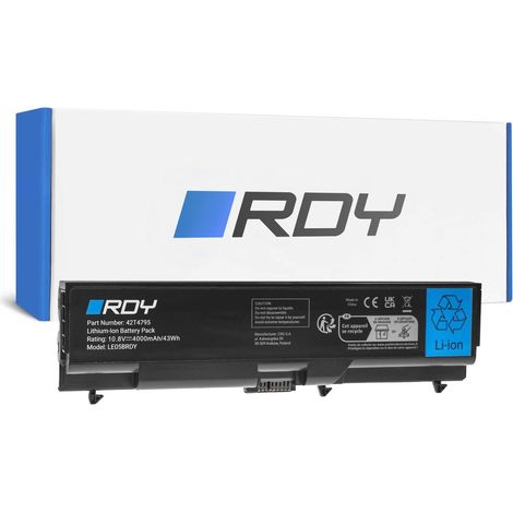 Rdy Laptop Batteri 42T4235 42T4795 För Lenovo Thinkpad L510 L512 L520 SL410 Etc