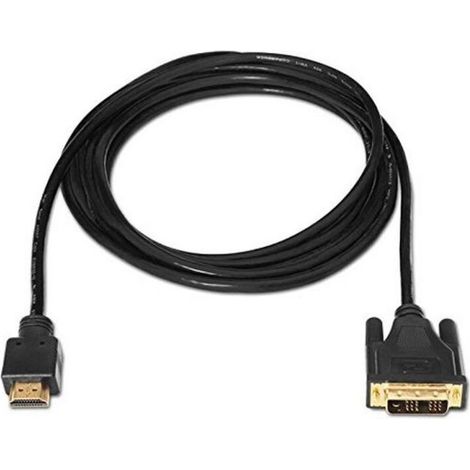 Câble Dvi 18+1 Mâle A Hdmi Longueur 1,8m 10.15.0502 (1/4)