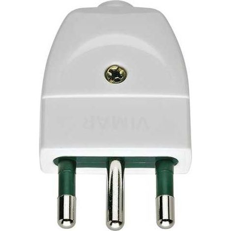 00202.B Enchufe Sicury 2P+T 16A S17 Axial Blanco