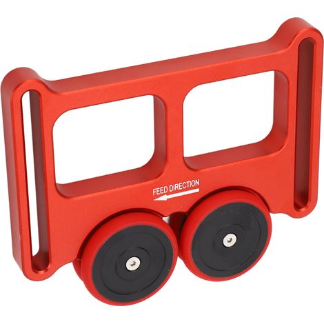 Poussoir de sécurité en aluminium pour table de scie à bois, avanceur anti-rebond multifonction, outil de menuiserie à main, protection robuste (1/5)