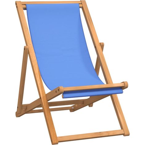 MINKUROW Minbao Sedia Da Giardino In Teak 56 X 105 X 96 Cm Blu (1/5)