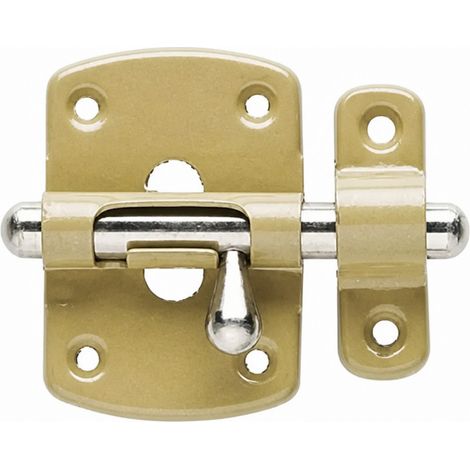 Riegel lackiert mit Rundbolzen 27 mm, bronzefarben lackiert