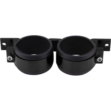 Support de fixation à double trou pour pompe à huile de modification automobile (noir) (1/5)