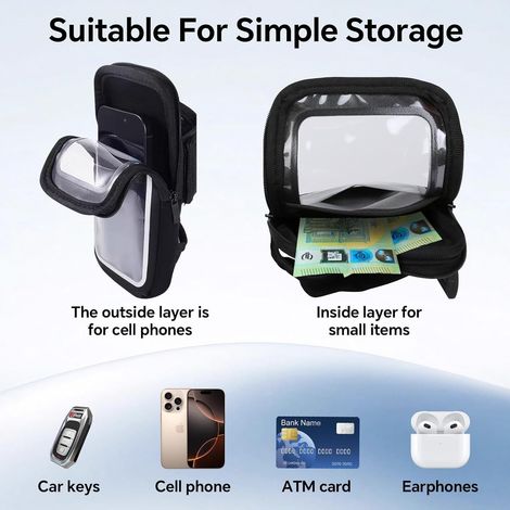 Brassard de Sports, Réglable Poignet de Résistant à l'eau Téléphones Portables Universel Running Armband Sangle Téléphone Portable pour Jogging Gym Cyclisme Randonnée pour iPhone Samsung
