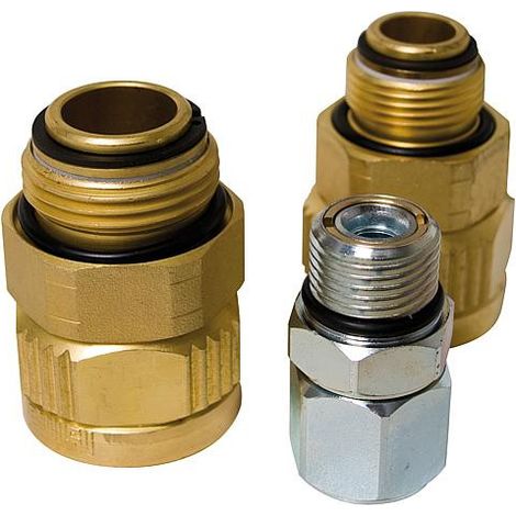 Accouplement rotatif laiton avec joint torique 3/4'' avec filet fem/filet male (1/2)