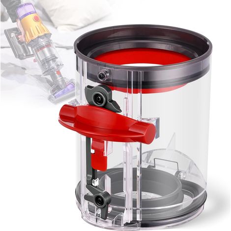 Staubbehälter kompatibel mit Dyson V12 SV18 SV20 Detect Slim/V10 Digital Slim - Ersatzteil für Akku-Staubsauger Nr. 965272-01 (1/5)