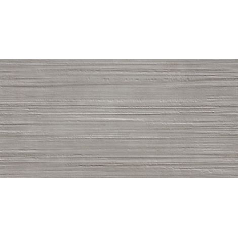 Carrelage effet Béton 3D Gris Cendré Line 80x40x1 cm Mat Gravino - Mur intérieur (vendu par carton de 1,28 m²) - RO'MA CARRELAGE