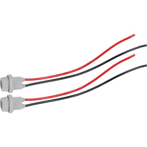 2 hitzebeständige Lampenfassungen, flexible Lampenfassung, einfache Installation mit Kabel, 2er-Pack (1/5)