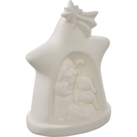 CRECHE CERAMIQUE LED ETOIL H13 - Feeric lights & christmas (1/3)