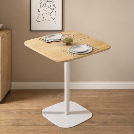 Table de salle à manger en mDF Acciaio 60 x 60 x 75 cm (1/5)