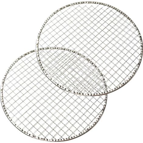 2 Grilles Dtapis De Barbecue Jetable ,28 X 28 Cm Filet De Barbecue, Adapté Au Camping, Au Jardin, Au Pique-Nique, Au Barbecue En Plein Air,Pour Griller La Viande, Les Légumes, Le Barbecue (1/5)