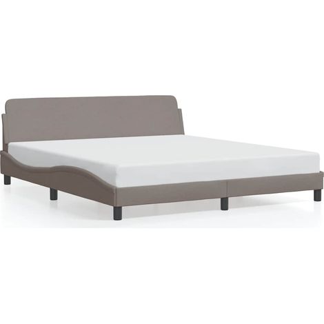 Maison Exclusive - Giroletto Dover Tortora 180x200 cm in Tessuto (1/5)