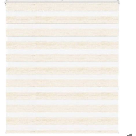 4014657 Store zèbre beige marbré largeur du tissu 125,9 cm polyester (1/5)