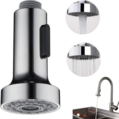 Robinet de cuisine, douchette à 2 fonctions pour robinet de cuisine, douchette extractible de remplacement pour robinet de cuisine (1/5)