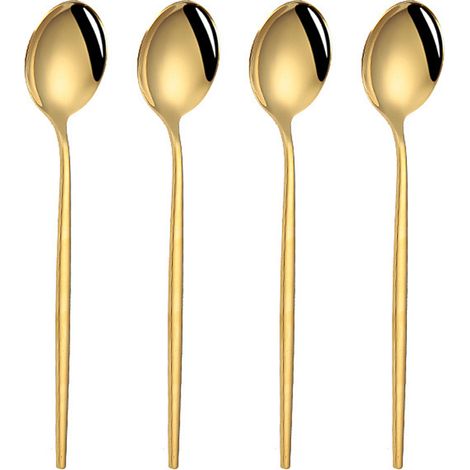 Ensemble Couverts Acier Inoxydable - Finition Miroir Polie - Pour Maison Et Cadeau - Lot De 24 Pièces (1/5)