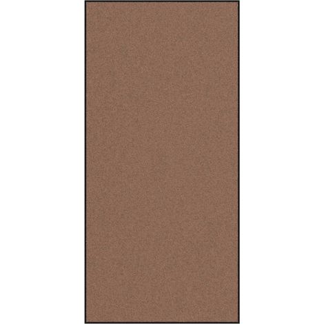 Felpudo Otro Marrón y Negro 120 x 250 cm Polipropileno y vinilo vidaXL