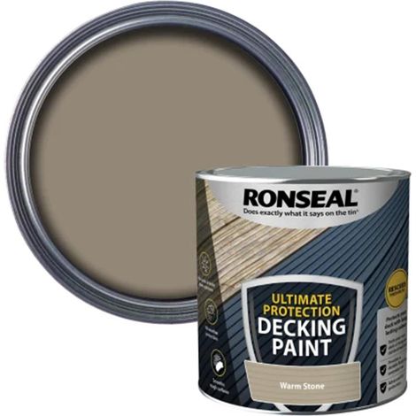 Ronseal Ultimate Protection Decking Paint Warm Stone 2.5 litre (1/4)