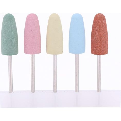 Embout Ponceuse les Poe Silicone,Silicone les Embout,Embout Ponceuse le Grain Doux,Forets À les,Coupe-les En Céramue Fins,Mèches Tampons Pour Perceuse À les (1/5)
