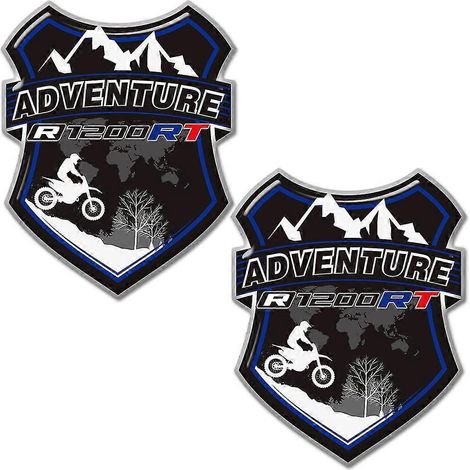 Pour BMW R1200RT : emblème, logo, sacoches arrière, valises, protection de réservoir, protection de carénage, autocollants de garde-boue - R1200RT6 (1/5)