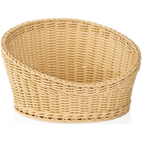 Panier buffet Ø 34,5 cm H 20/10 cm beige polypropylène WEAVER PRO - Was Germany (1/2)
