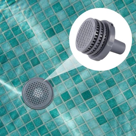 Connecteur de vanne de drain de piscine de remplacement 11070/11072 Compatible avec Intex 25022E, Connecteur de jet de piscine de remplacement (gris) (1/5)