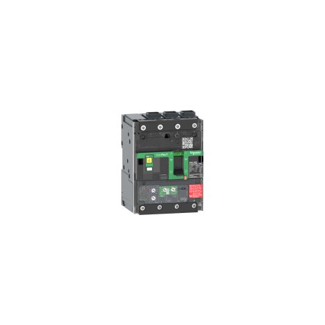 Interruttore scatolato ComPacT NSXm New Gen 25kA, Vigi 160A, 3 poli, con connettori EverLink - C12B34V160L