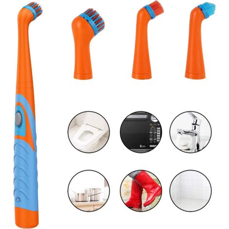 Brosse De Nettoyage Oscillante - 5500 Oscillations/Min - Pour Joints De Carrelage Cuisine Salle De Bain - 1 Unite (1/5)