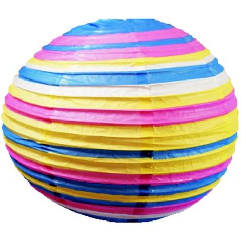 Abat-jour papier Cocoon boule 40cm rose/bleu E27 Candellux